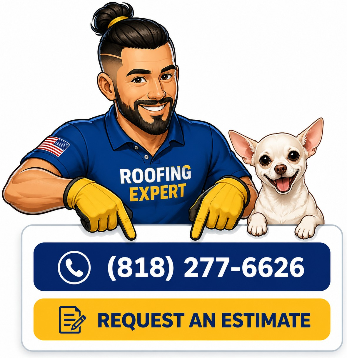 Talk to a roofer &mdash; call (818) 573-6403 or request an estimate
